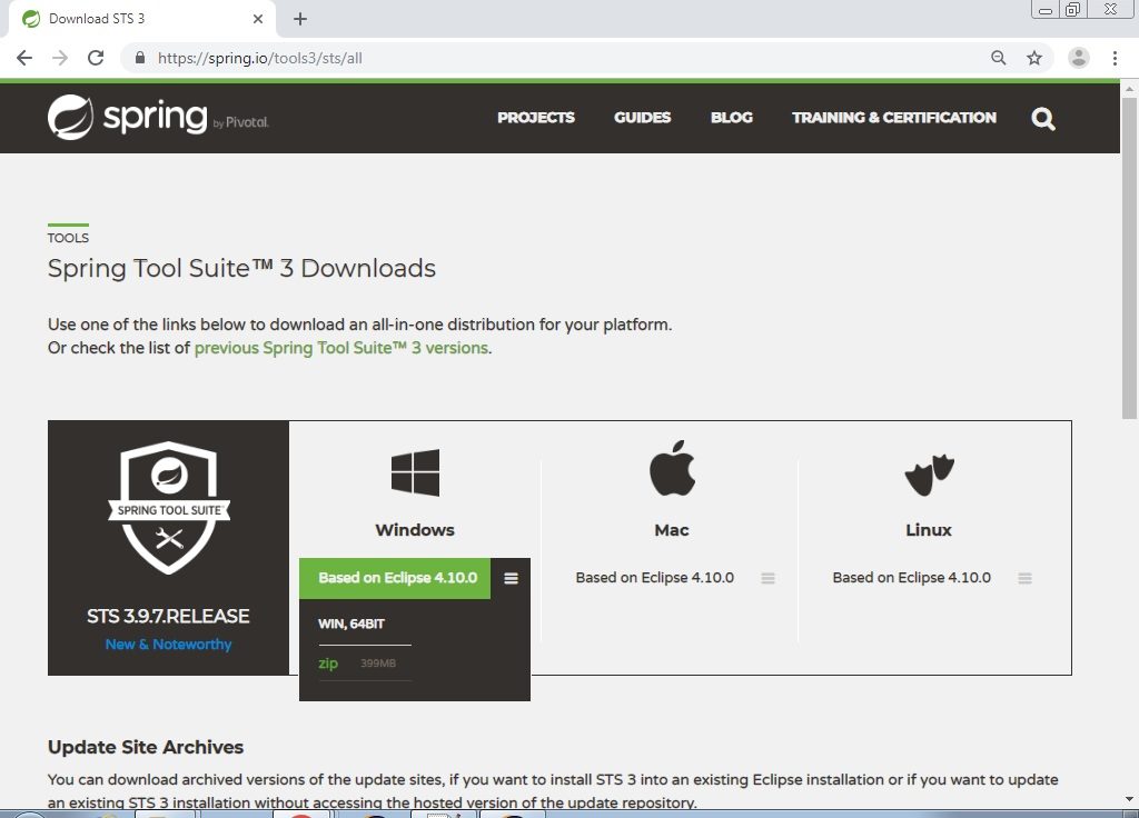 download spring tool suite 3